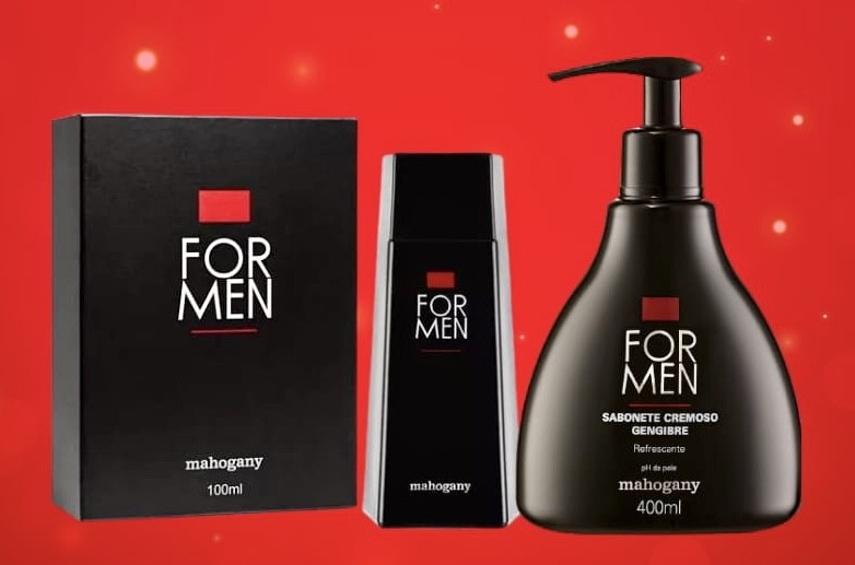 Fragrância For Men 100ml+ SABONETE GENGIBRE 400ML(PROMO) 38%