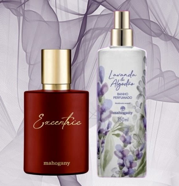 FRAGRÂNCIA EXCENTRIC 100ML+ banho lavanda e ALGODÃO 350ML(PROMO) 39%