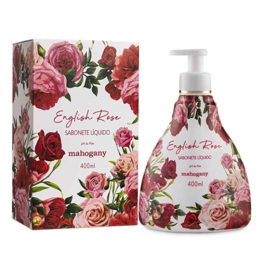 Sabonete Líquido english rose 400ml 