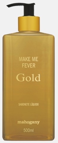 SABONETE LIQUIDO MAKE ME FEVER GOLD 500ML