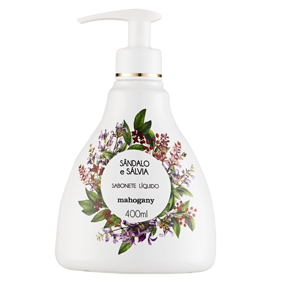 SABONETE SÂNDALO E SALVIA 400ML 