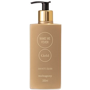 SABONETE LIQUIDO MAKE ME FEVER GOLD 300ML