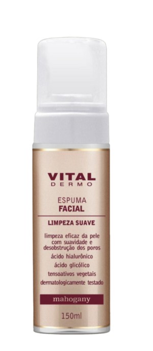 ESPUMA DE LIMPEZA FACIAL VITAL DERMO 150ML 