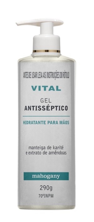 Gel Antisséptico Hidratante VITAL MAHOGANY 290G